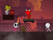 Mchezo Usiku wa Stickman kuishi online