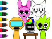 Mchezo Kitabu cha Kuchorea: Sprunki Incredibox  online