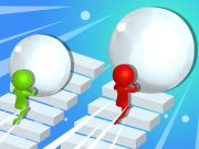 Mchezo Theluji Mbio 3d Furaha Racing  online
