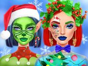 Mchezo Ellie Krismasi Makeup  online