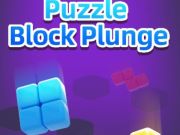 Mchezo Puzzle block plunge online