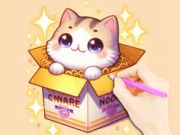Mchezo Kitabu cha Kuchorea: Kittens tatu  online