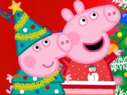 Mchezo Jigsaw Puzzle: Peppa Nguruwe Maandalizi ya Krismasi  online