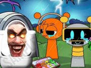 Mchezo Sprunki Castle Panic Skibidi choo online