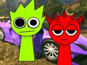 Mchezo Mchezo wa Risasi wa Squid Sprunki 2  online