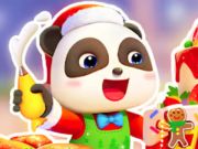 Mchezo Jigsaw puzzle: mtoto Panda Krismasi Chef  online