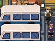 Mchezo Mart puzzle ya basi  online