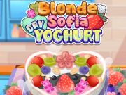 Mchezo Blonde Sofia: Yoghurt kavu  online