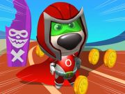 Mchezo Super mbwa shujaa dash  online