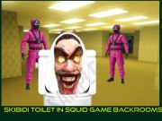 Mchezo Choo cha skibidi katika vyumba vya nyuma vya mchezo wa squid  online