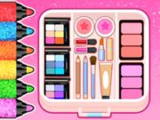 Mchezo Kitabu cha kuchorea: Makeup safi  online
