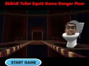 Mchezo Skibidi choo squid mchezo hatari sakafu  online