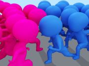 Mchezo Hesabu Mwalimu: Mkimbiaji wa umati wa watu 3d  online