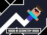 Mchezo Noob katika dashi ya jiometri  online
