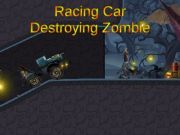 Mchezo Gari la Mashindano Kuharibu Zombie  online