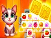 Mchezo Cat Town Tile Mechi Puzzle  online