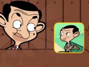 Mchezo Bwana Bean atatua puzzle  online