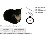Mchezo Spinning CAT Clicker  online