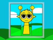 Mchezo Sprunki puzzles na kuimba  online