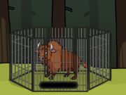 Mchezo Uokoa bison kutoka kwa ngome  online