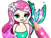 Mchezo Kitabu cha kuchorea: Mermaid kidogo  online