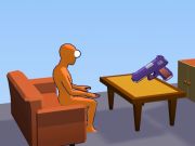 Mchezo Risasi ya bunduki ya Ragdoll: Uwanja wa michezo wa Cannon Spinner  online