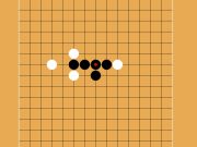 Mchezo Gomoku mawe matano mfululizo  online