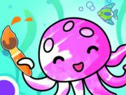 Mchezo Kitabu cha kuchorea: Aquarium  online