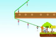 Mchezo Watu wa Zipline huokoa  online