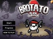 Mchezo Brotato mgeni aliyeokoka  online