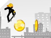 Mchezo Stickman Skate City  online