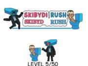 Mchezo Skibydi kukimbilia  online