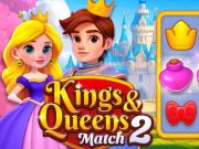 Mchezo Wafalme na Queens mechi 2  online