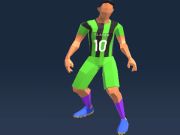 Mchezo Mpira wa miguu kukimbilia 3d  online