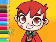 Mchezo Kitabu cha kuchorea: Avatar Schoolboy online