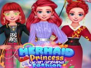 Mchezo Mermaid Princess mwaka mzima karibu na mitindo online