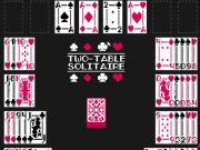 Mchezo Solitaire ya meza mbili online