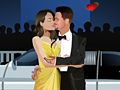Mchezo Angelina na Brad wakibusu  online