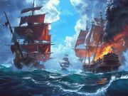 Mchezo Meli za Pirate: Jenga na upigane online