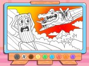 Mchezo Kitabu cha kuchorea: Bombardino Crocodilo online