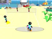 Mchezo Stickman Beach Volleyball online