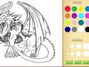 Mchezo Joka Chimera Coloring Kitabu online Mchezo Joka Chimera Coloring Kitabu online