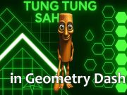 Mchezo Tung Tung Sahur katika Dash ya Jiometri online