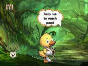 Mchezo Kujeruhiwa Duckling Fikia Bwawa online