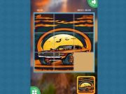 Mchezo Monster lori sliding puzzles online