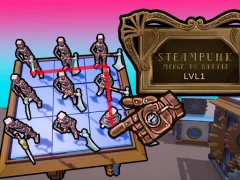 Mchezo Steampunk Merge To Battle online