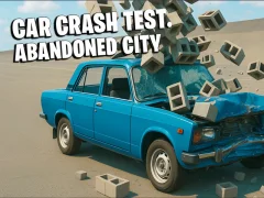 Mchezo Car Crash Test Abandoned City online
