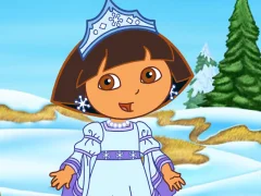 Mchezo Dora The Explorer Dora Saves the Snow Princess online