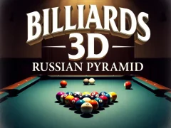 Mchezo Billiards 3D Russian Pyramid online