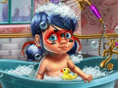 Mchezo Ladybug Baby Shower Care online